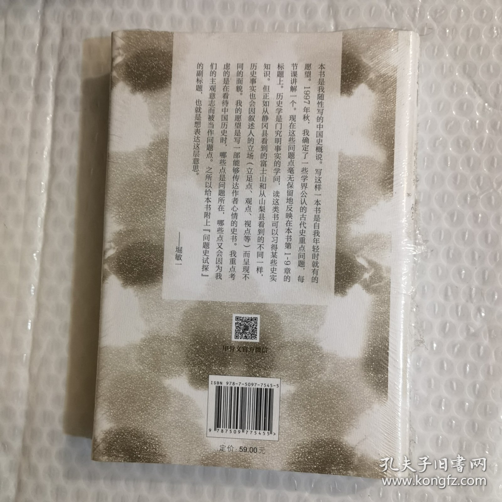 中国通史：问题史试探