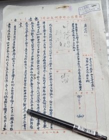 1955年中国医药公司漳州支公司发函 （盖公章 领导签字）主送机关：福建省医药公司 ；抄送机关：各公司、龙岩、福安等各处、下乡转郭林友纯、杨红湘 事由：即将过期失效的注射液情况等 油印版