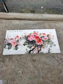 当代名家胡子建，花开富贵