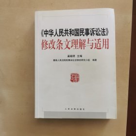 《中华人民共和国民事诉讼法》修改条文理解与适用