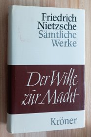 德文书 Der Wille zur Macht. Versuch einer Umwertung aller Werte. by Friedrich Nietzsche (Author), Peter Gast (Author)