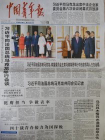 中国青年报 同法国总统马克龙会谈