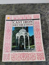 CAST IRON DECORATION; A WORLD SURVEY 英文原版大12开 图文本 336页 现货