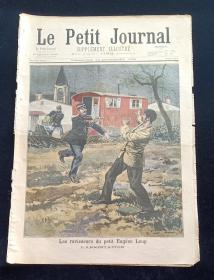 本报正面故事为       背面故事为     1898年11月13日刊    法国原版小日报    编号417  本报完整页面4页8面