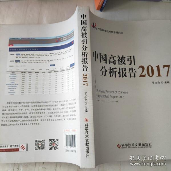 中国高被引分析报告2017