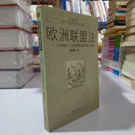 欧洲联盟法--从欧洲统一大市场到欧洲经济货