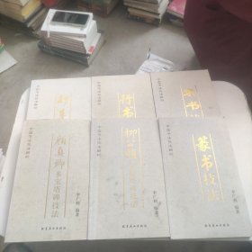 行草技法+行书技法+隶书技法+篆书技法+柳公权玄秘塔碑技法颜真卿多宝塔碑技法6册合售