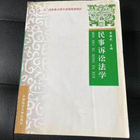 “十一五”国家重点图书出版规划项目：民事诉讼法学