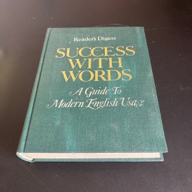 Success with Words a Guide to the American Language 英文字惯用法捷径 布面精装大16开