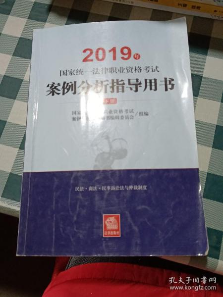 司法考试2019 2019年国家统一法律职业资格考试案例分析指导用书（全2册）