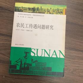 农民工待遇问题研究