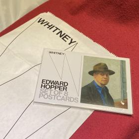 Edward Hopper Set of 8 Postcards designed by Whitney Museum