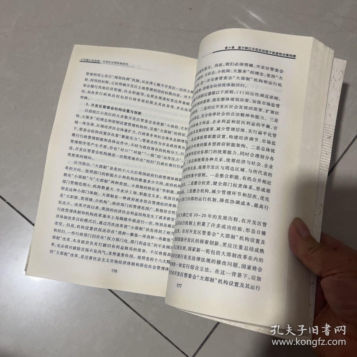 十字路口的选择：开发区治理体制研究