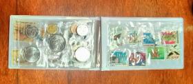 新加坡和印尼邮票、硬币册