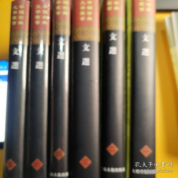 文选(全六册)(精)(中国古典文学丛书）