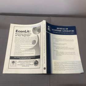 JOURNAL OF ECONOMIC LITERATURE 经济文学报 2010年9月 第四十八卷 第3期（全英文版）