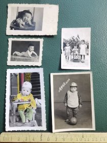 五六十年代儿童照片五张