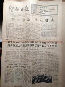 湖北日报1976年10月19日学习鲁迅