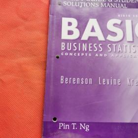 BASIC BUSINESS STATISTICS:Concepts and  Applications