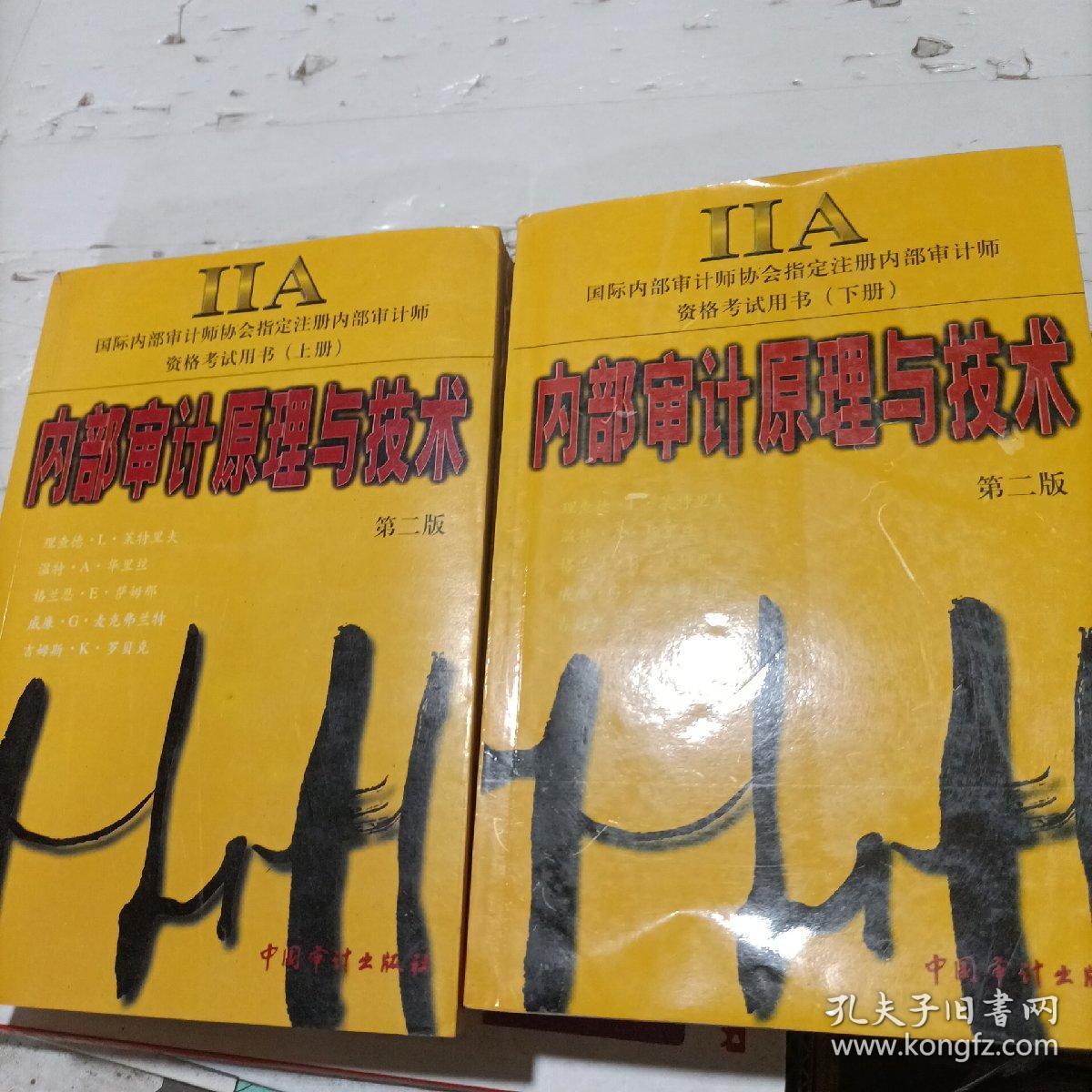 内部审计原理与技术第二版上下册合售