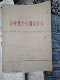 柳州市饮料厂企业热平衡测试报告