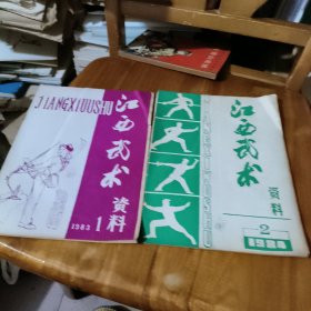 江西武术1983.1（创刊号）、1984.2（二册合售）
