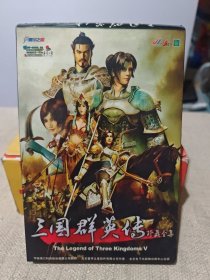 游戏光盘：三国群英传 珍藏全集（3光盘 一说明书）二手无退换