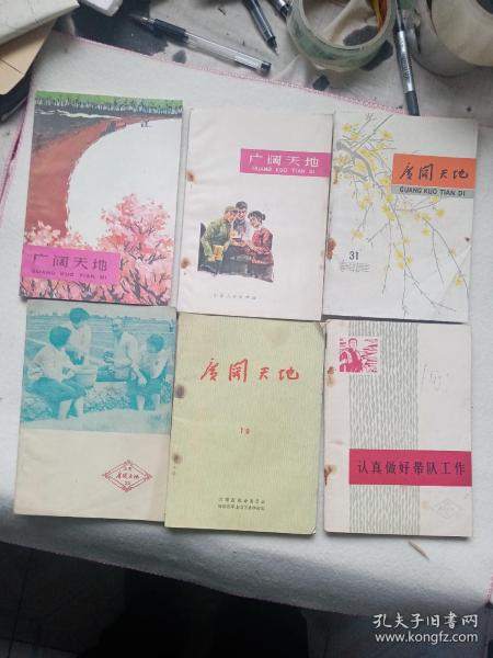 广阔天地  第19 25 28 31 二 三期/1974-1976年（六本合售）