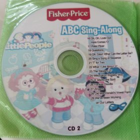 平价CD：儿童英文歌曲集《Fisher Price （费雪）1～6》六片散装光盘合售