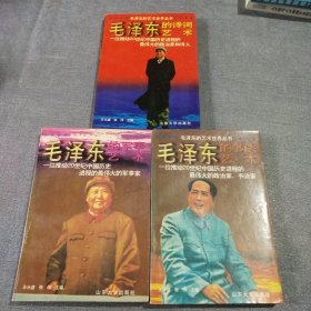 毛泽东的艺术世界丛书(军事，书法，诗词，3本合售)