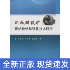 钒钛磁铁矿烧结特性与强化技术研究