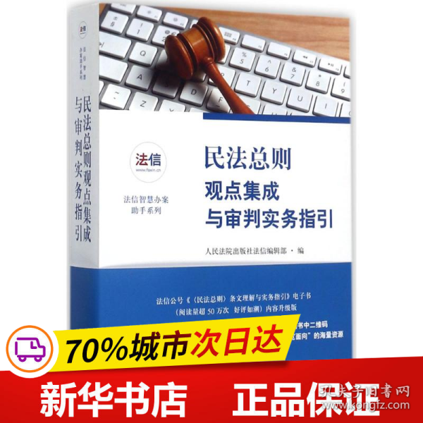 民法总则观点集成与审判实务指引