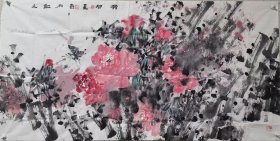 【终身保真字画，得自画家本人】彭石137X68cm！2 自由艺术家。上世纪八十年代出生，重庆大学文学硕士，中国美术家协会会员，重庆美术家协会副主席，中国画艺委会委员，现为重庆红岩书画院副院长，《国画经典》杂志副主编等。多次参加全国性美术作品展，并数度获奖，中国画作品发表全国核心期刊，并在北京、上海、广州等地举办个人画展等。绘画作品被国内外众多美术馆、艺术机构和个人收藏。