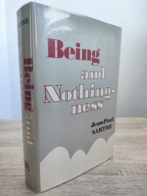 （少见版本，精装版，国内现货，保存良好）Being and Nothingness: An Essay on Phenomenological Ontology  L'Être et le néant : Essai d'ontologie phénoménologique  Jean-Paul Sartre 英文原版 存在与虚无  让·保罗·萨特