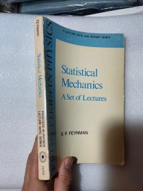 现货  英文版 Statistical Mechanics: A Set of Lectures