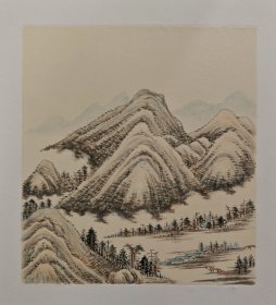 米家山水小品卡纸（57）