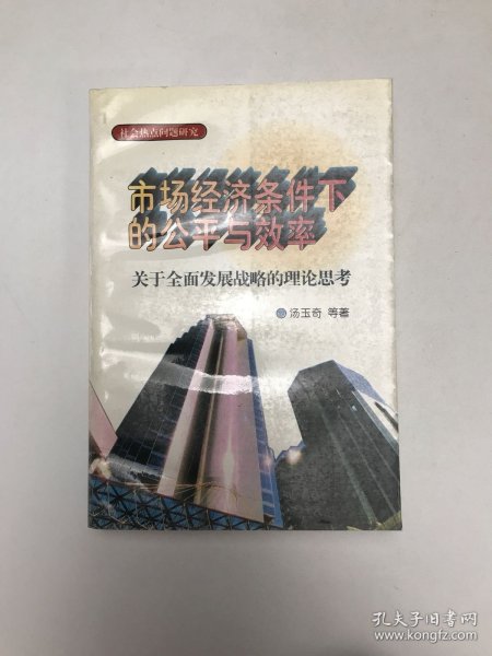 市场经济条件下的公平与效率:关于全面发展战略的理论思考