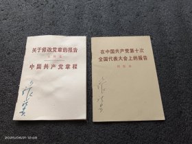 十大报告十大党章