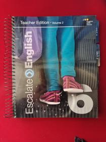 Escalate English 2017, Grade 6: Teachers Edition【Volume 2】 (Houghton Mifflin Harcourt Escalate English) 螺旋装帧   翻译：升级英语2017，六年级：教师版（Houghton Mifflin Harcourt升级英语）