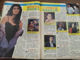 温碧霞叶子楣温兆伦利智等报道彩页两张背面关淑怡，潘美辰