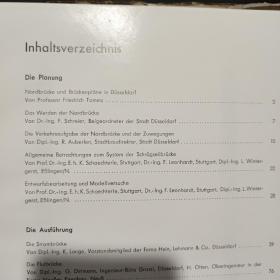 nordbrucke busseldorf 杜塞尔多夫北桥（英文原版，精装本，1958年出版，后附拉伸图，内页插图精美，少许虫蛀和水渍，详细参照书影）厨房洗手池下