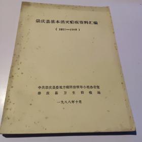 崇庆县基本消灭疟疾资料汇编（1950-1988）