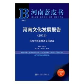 河南蓝皮书：河南文化发展报告（2019）