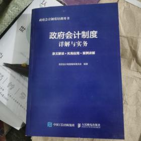 政府会计制度详解与实务 条文解读 实务应用 案例讲解