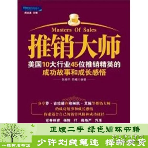 推销大师：美国10大行业45位推销精英的成功故事和成长感悟