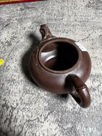 注浆竹段紫砂壶一把