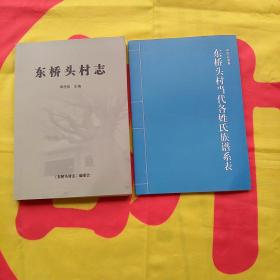 东桥头村志、东桥头村当代各姓氏族谱系表