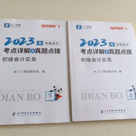 2023年初级会计考点详解及真题点拨▪初级会计实务，上下两册合售