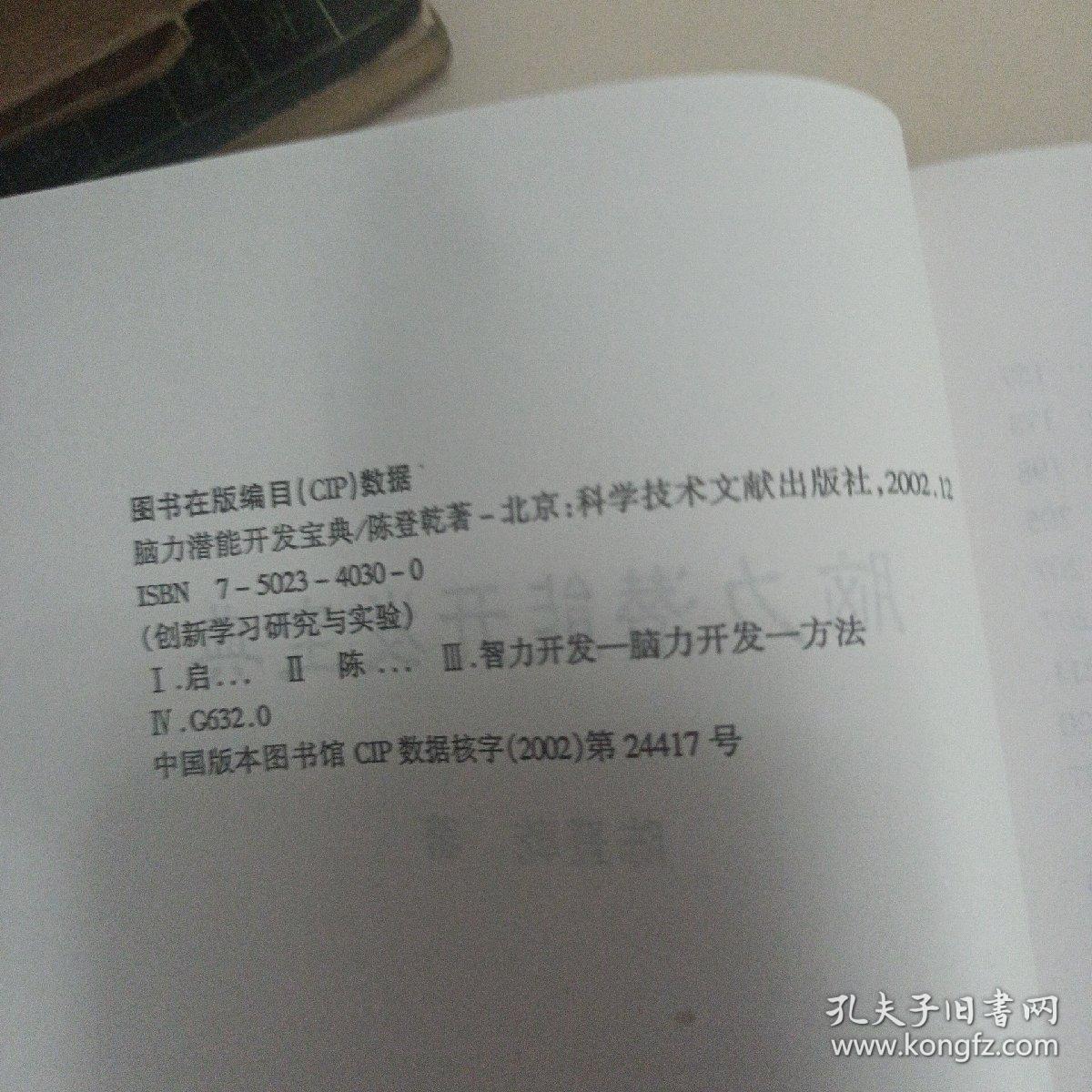 脑力潜能开发宝典