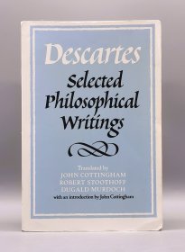《笛卡尔哲学文选》内有若干划线笔迹 Descartes : Selected Philosophical Writings （哲学）英文原版书